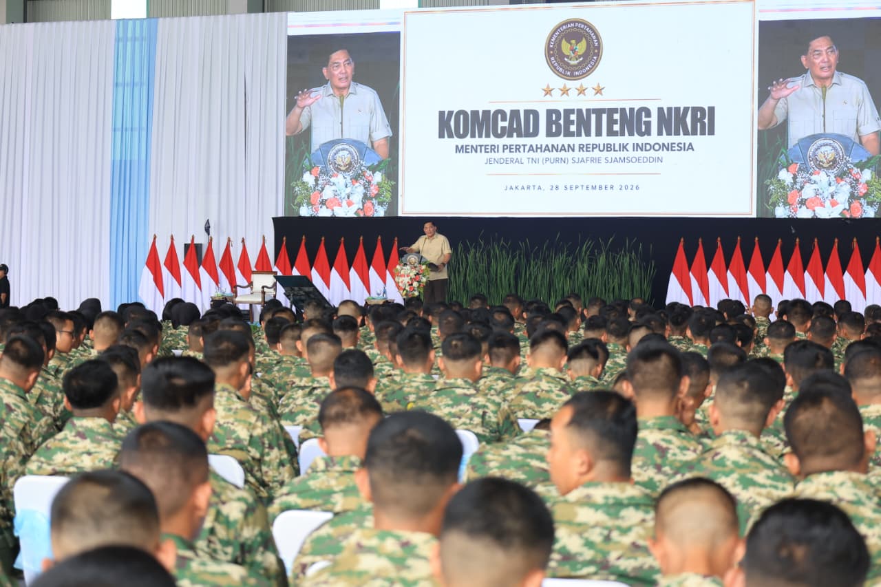 Menhan RI Beri Pengarahan kepada Peserta Komcad ASN Kementerian dan Lembaga Gelombang II Tahun 2026
