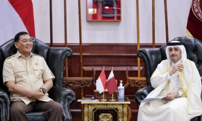 Menhan RI Terima Duta Besar Negara Qatar, Bahas Tindak Lanjut Kerja Sama Pertahanan