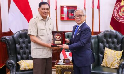 Menhan RI Terima Kunjungan Kehormatan Dubes Jepang, Bahas Penguatan Kemitraan Pertahanan