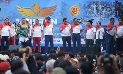 Menhan Sjafrie Hadiri TNI Run 2026 di Monas