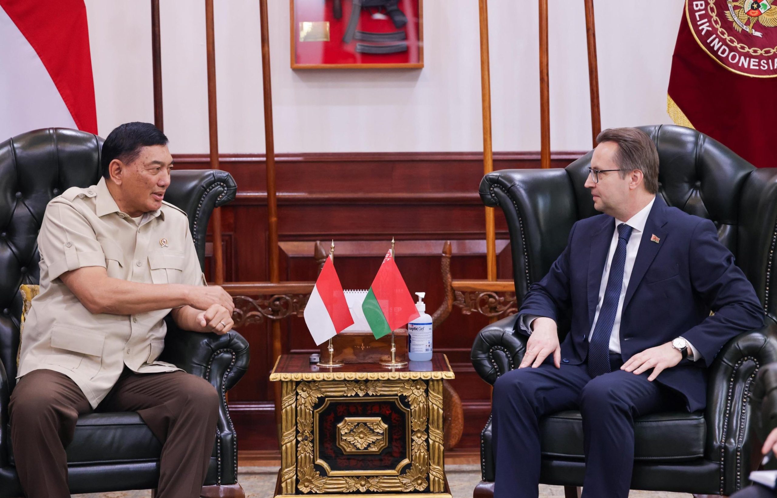 Menhan Sjafrie Terima Duta Besar Republik Belarus untuk Republik Indonesia