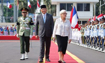 Menhan Terima Kunjungan Menteri Angkatan Bersenjata dan Veteran Prancis