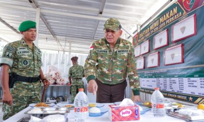 Menhan Tinjau Yonif TP 339/Jaya Perkasa: Tegaskan Dua Fungsi Utama Satuan dan Penguatan Sishankamrata