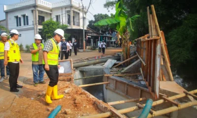 Pilar Saga Ichsan Tinjau Pembangunan Turap di Vila Pamulang, Grand Serpong dan Bukit Nusa Indah