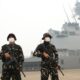 TNI Amankan Kedatangan Kapal JMSDF JS Kunisaki di Pelabuhan Kijing