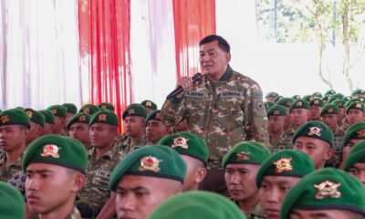 Tinjau Kesatrian Yonif TP 333/Macan Cisanti, Pesan Menhan: Jangan Sekali-kali Menyakiti Hati Rakyat