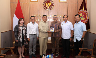 Wamenhan Terima Audiensi Chairman Infobank Group