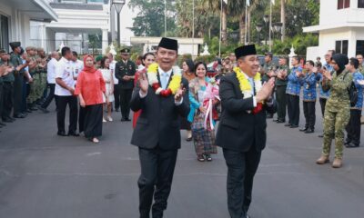 Keluarga Besar Kemhan Sambut Kedatangan Dua Wakil Menteri Pertahanan RI