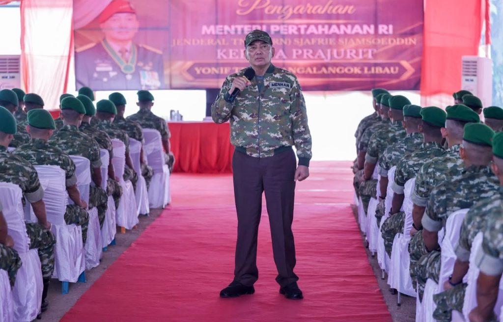 Kunker ke Bengkayang, Menhan Sjafrie Tinjau Yonif TP 926/PL: Minta Prajurit Kuasai Kemampuan Tempur dan Teritorial Pembangunan untuk Amankan Perbatasan