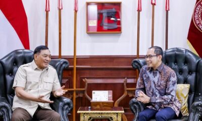 Menhan RI Terima Kunjungan Duta Besar RI untuk Persatuan Emirat Arab (PEA), Bahas Penguatan Kerja Sama Pertahanan