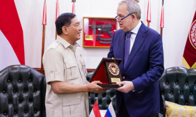 Menhan RI Terima Kunjungan Wakil Direktur FSMTC Federasi Rusia
