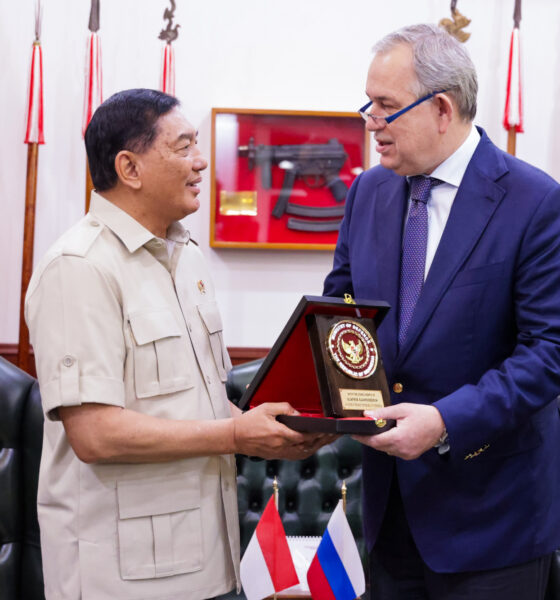 Menhan RI Terima Kunjungan Wakil Direktur FSMTC Federasi Rusia