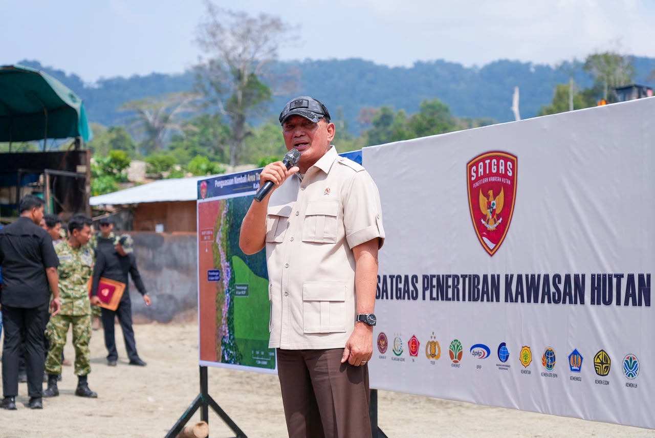 Menhan Sjafrie Pimpin Penertiban Tambang Ilegal Seluas 275 Hektare di Nabire, Papua Tengah