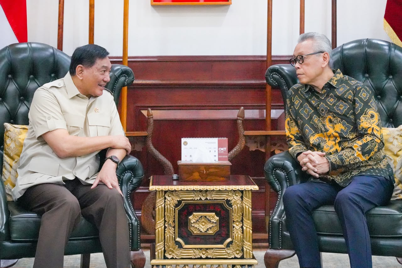 Menhan Sjafrie Terima Kunjungan Duta Besar Luar Biasa dan Berkuasa Penuh Republik Indonesia untuk Belgia, Luksemburg, dan Uni Eropa, Bahas Forum Pertahanan dan Kerja Sama Bilateral