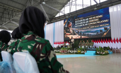 Menhan Tekankan Bela Negara dan Patriotisme kepada Siswa Latsarmil Komcad