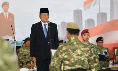 Mensos dan Wamenhan Lepas 1.509 Kadet Unhan RI untuk Mengabdi di 181 Sekolah Rakyat