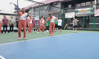 Wamenhan Buka Turnamen Tenis Lapangan Kemhan RI dan TNI dalam Rangka HUT ke-81 TNI