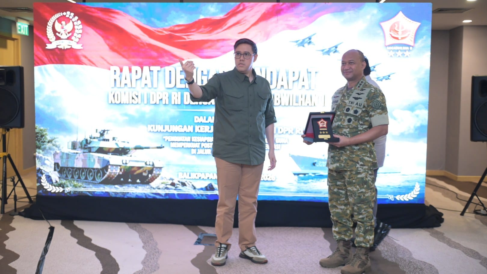 Komisi I Tinjau Kesiapsiagaan Kogabwilhan II Balikpapan Perkuat Jalur Strategis ALKI II